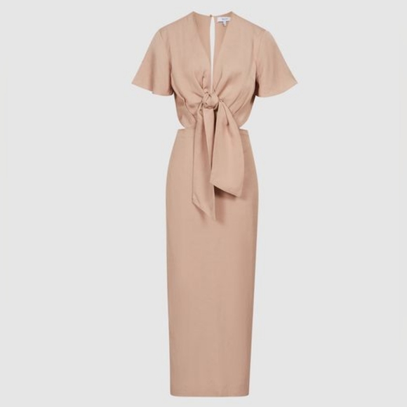 NWT REISS | Iona Cutout Midi Dress - Picture 7 of 7